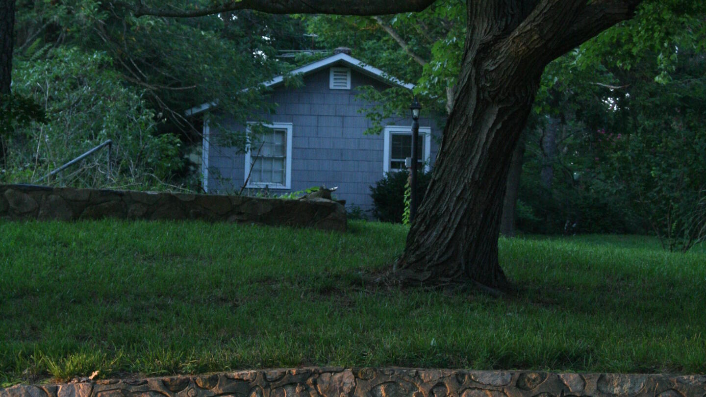 Chapel Hill North Carolina home exterior on a residential street