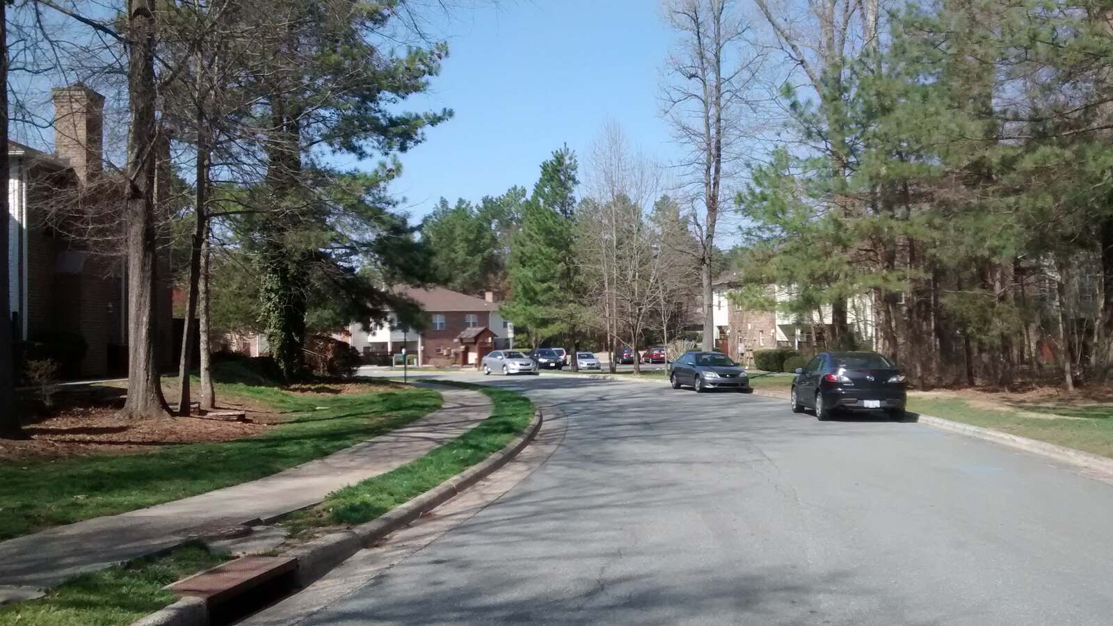Chapel Hill North Carolina neighborhood homes on a tree lined street in 2026